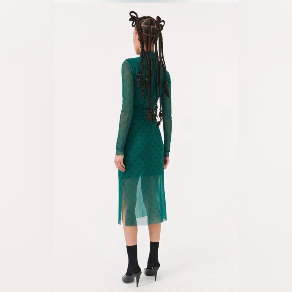 Baum und Pferdgarten Logo Mesh Midi Dress - Picture 2 of 7